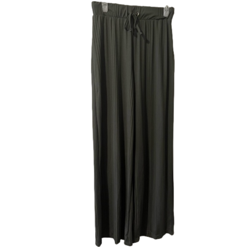 International Company wide leg pants with drawstring size medium